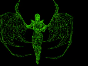 vampire girl 3D Model