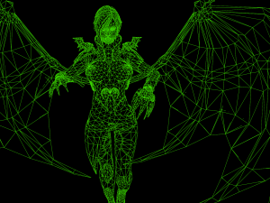 vampire girl 3D Model