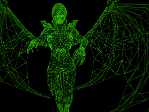vampire girl 3D Model