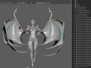 vampire girl 3D Model