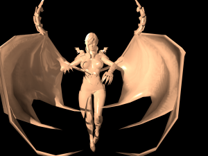 vampire girl 3D Model