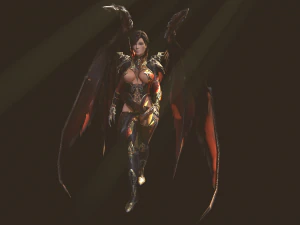 vampire girl 3D Model
