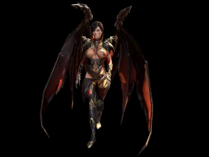 vampire girl 3D Model