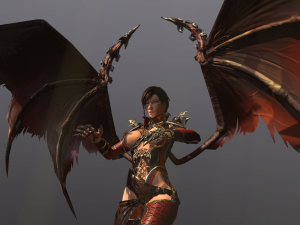 vampire girl 3D Model