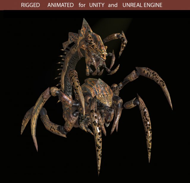 nightmare beetle 2 3D Модель .c4d .max .obj .3ds .fbx .stl .blend 