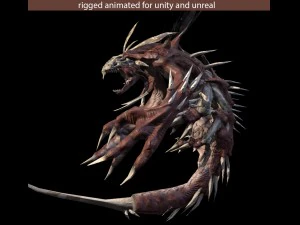 escarabajo carnívoro volador Modelo 3D