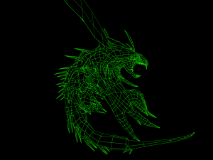 flying carnivorous beetle 3D Model
