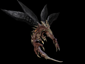 flying carnivorous beetle 3D Model