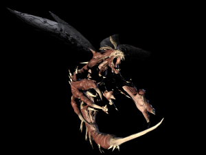 flying carnivorous beetle 3D Model