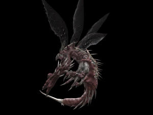 flying carnivorous beetle 3D Model