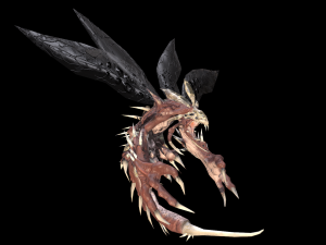 flying carnivorous beetle 3D Model