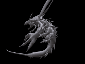 flying carnivorous beetle 3D Model