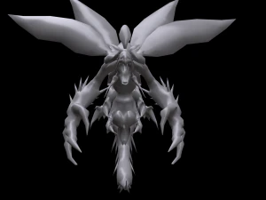 flying carnivorous beetle 3D Model
