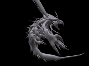 flying carnivorous beetle 3D Model