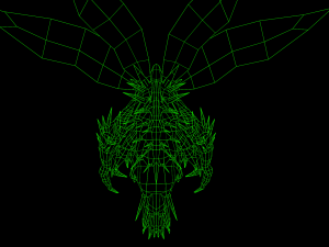 flying carnivorous beetle 3D Model