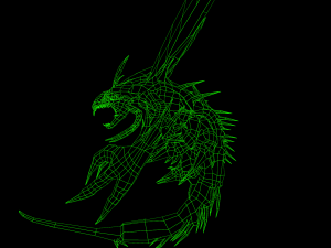 flying carnivorous beetle 3D Model