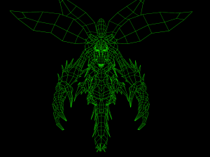 flying carnivorous beetle 3D Model