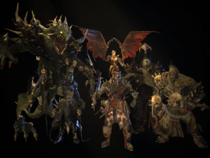 包装奇妙的生物 3D 模型