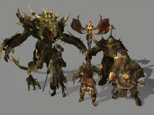 packing fantastic creatures 3D Model
