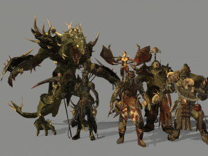 packing fantastic creatures 3D Модель