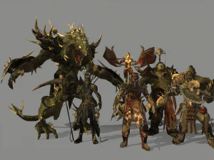 packing fantastic creatures 3D Model