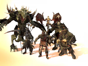 packing fantastic creatures 3D Model