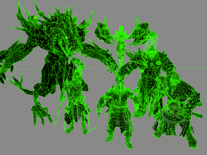 packing fantastic creatures 3D Модель
