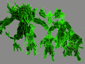 packing fantastic creatures 3D Model