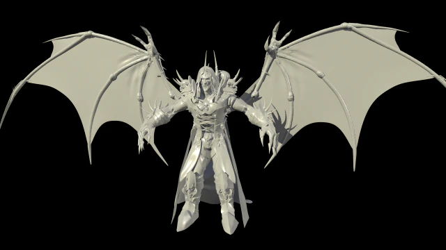 old vampire high poly 3D Model .c4d .max .obj .3ds .fbx .stl .blend 