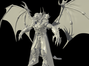 old vampire high poly 3Dモデル