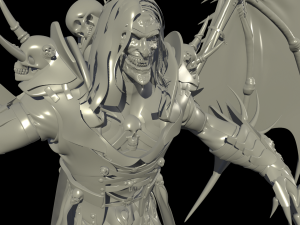 old vampire high poly 3Dモデル