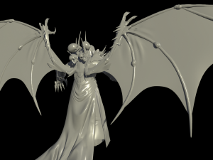 old vampire high poly 3Dモデル