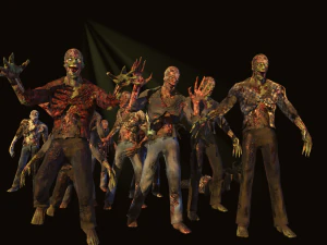 zombie Modello 3D