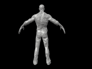 zombie high poly 3D 模型