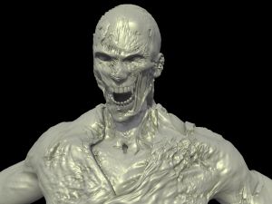 zombie high poly 3D 模型