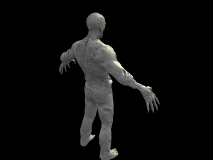 zombie high poly 3D 模型