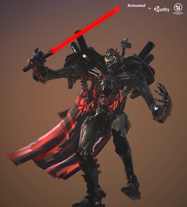 dart necron 3D Model .c4d .max .obj .3ds .fbx .stl .blend 