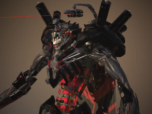 dart necron 3D Model