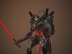 dart necron 3D Model