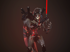 dart necron 3D Model