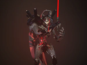 dart necron 3D Model