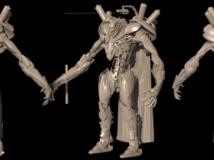 dart necron 3D Model