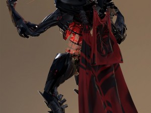 dart necron 3D Model