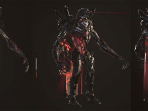 dart necron 3D Model
