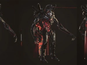 dart necron 3D Model
