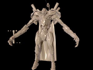 dart necron high poly zbrush model 3D Model