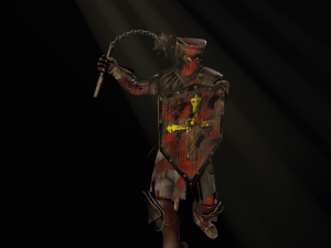 crusader with a club 3D 模型