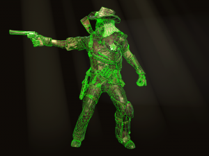 hellish sheriff Modello 3D