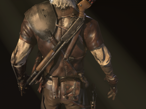 hellish sheriff Modello 3D