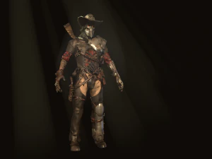 hellish sheriff 3D Model